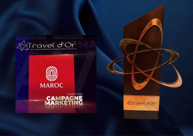 L’ONMT obtient le Travel d’Or de la campagne marketing 2023.