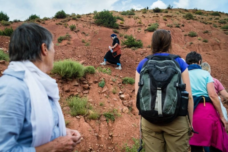 Seulement 4% des guides touristiques marocains sont des femmes.