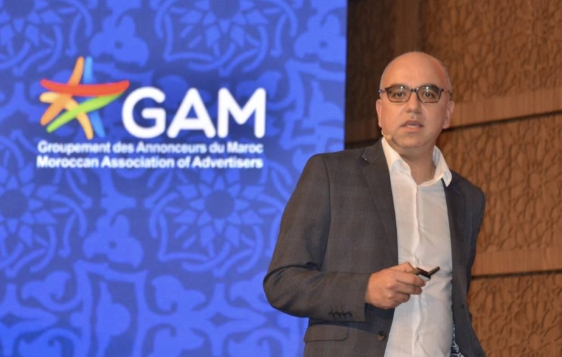 Youssef Cheikhi, Président du GAM lors du 7ème Grand Ftour 2023 à Casablanca.