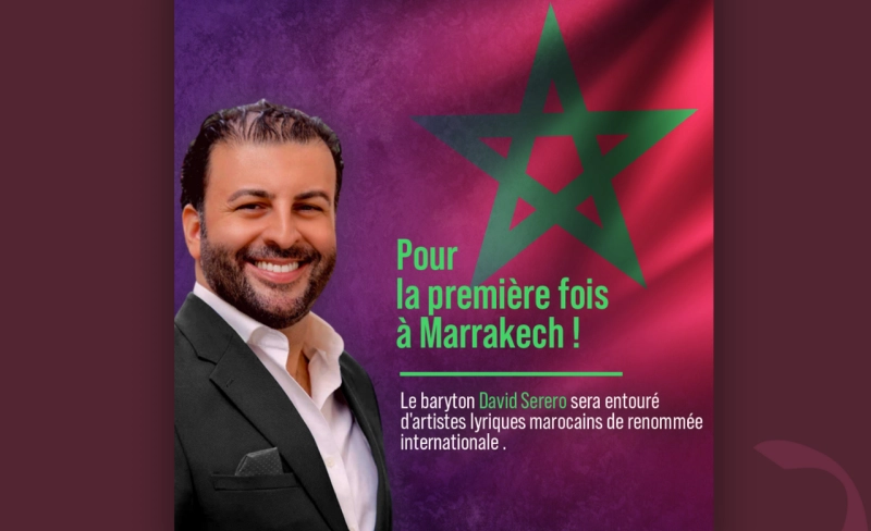 Le baryton franco-marocain David Serero se produira au théatre Meydene le 30 avril 2023.