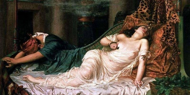 Cléopâtre a toujours été blanche dans l'imaginaire du public ( La Mort de Cléopâtre de Reginald Arthur)