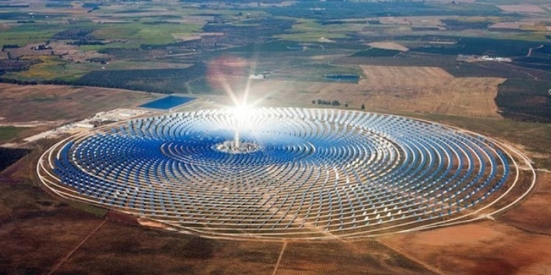La station solaire Noor de Ouarzazate au Maroc