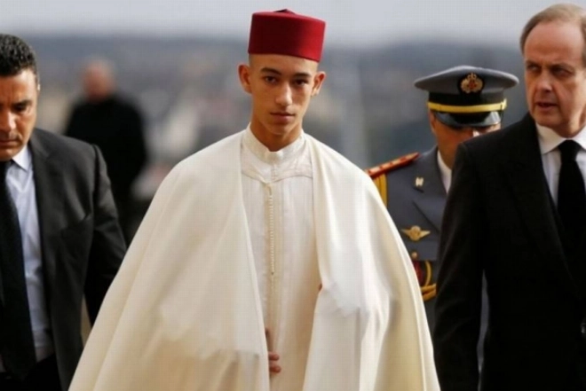 Le Prince Hértieir Moulay El Hassan lors de sa participation aux obsèques de Jacques Chirac