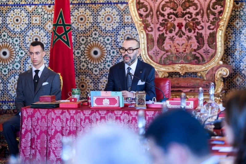 SM Le Roi Mohammed VI présidant le Conseil des ministres