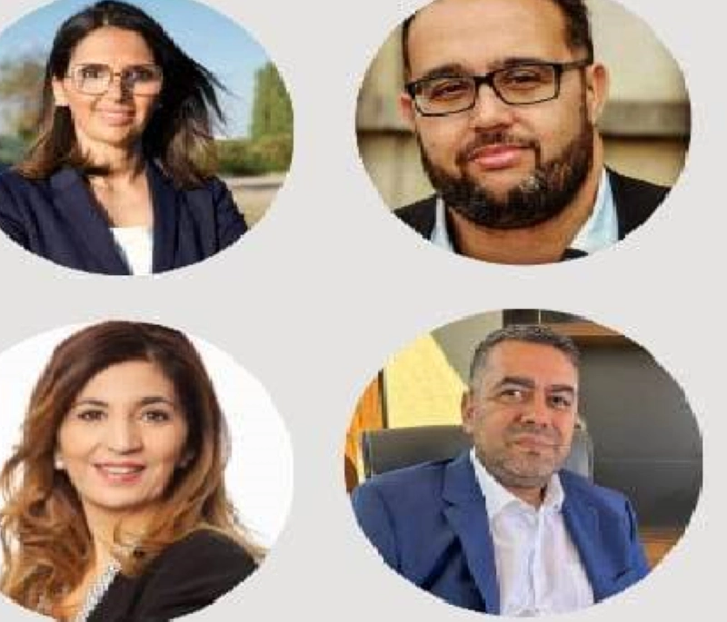 Fatna Lamir, Khadija Gamraoui, Youssef Douh et Said Laatiriss, les signataires de la lettre