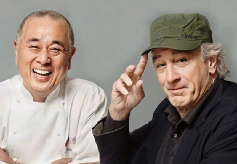 Robert de Niro et le chef japonais Nobu Matsuhisa s'apprêtent à inaugurer jeudi 25 mai 2023 le Nobu Hôtel Marrakech.