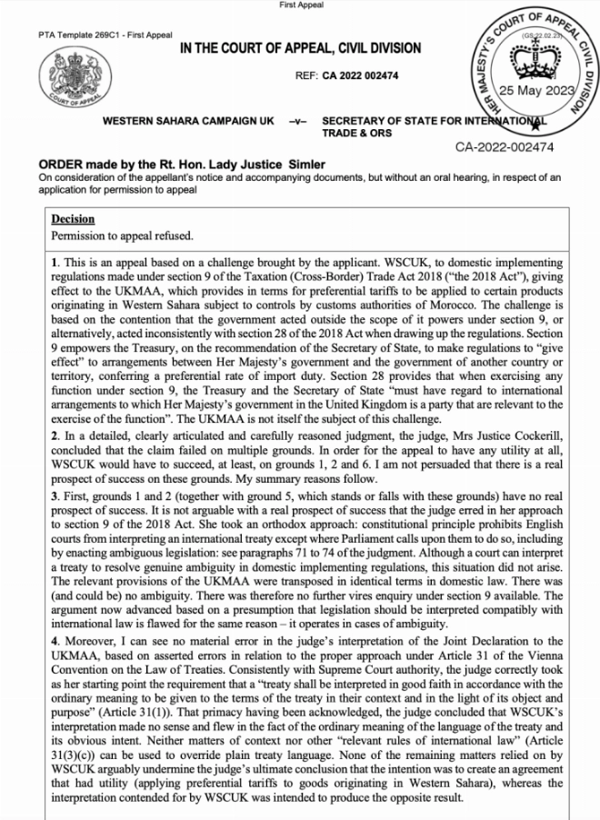 Texte du verdict