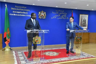 Stanley Kasongo Kakubo et Nasser Bourita. Des projets pour le futur