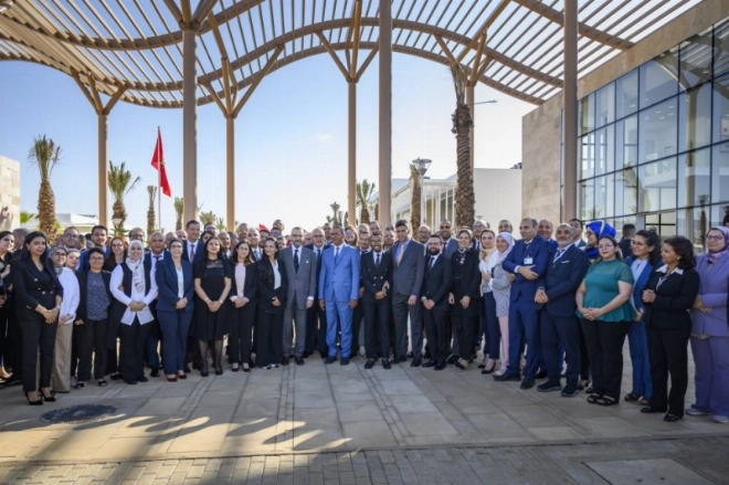 Le Roi Mohammed VI lors de l'inauguration de la CMC de Rabat-Salé-Kénitra