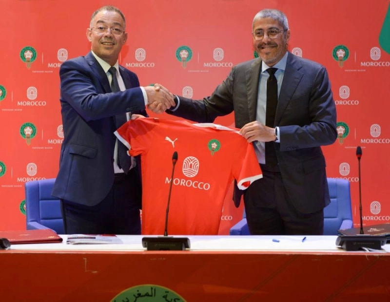 Partenariat entre la fédération Royale marocaine de football (FRMF) et l’office national marocain du Tourisme (ONMT).
