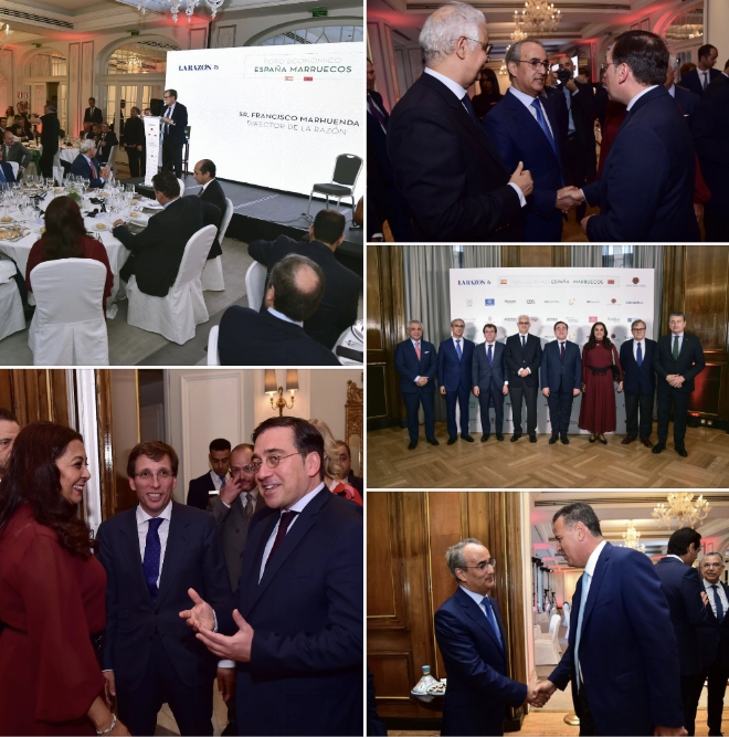 La réception offerte par Global Media Holding et La Razón a réuni de nombreuses personnalités espagnoles et marocaines