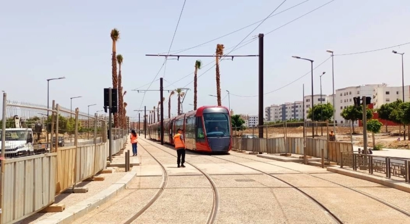 Les premiers tests dynamiques des tramways des nouvelles lignes T3 et T4 ont débuté sur un tronçon de la ligne T3.