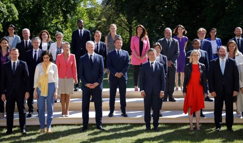 Le gouvernement remanié de Macron. Photo AFP