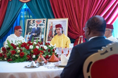 Le Prince Héritier Moulay El Hassan présidant le déjeuner offert par le chef du gouvernement