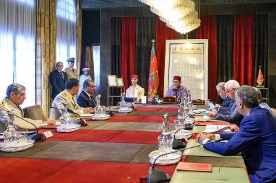 Le Roi Mohammed VI président la séance de travail consacré aux mesures d'urgence