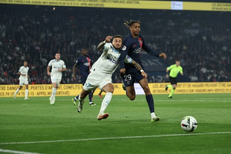 Match OM-PSG. Photo AFP