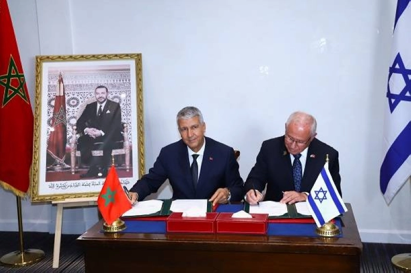 Mohammed Sadiki, ministre de l'Agriculture et son homologue israélien, Avraham Moshe Dichter (MAP)