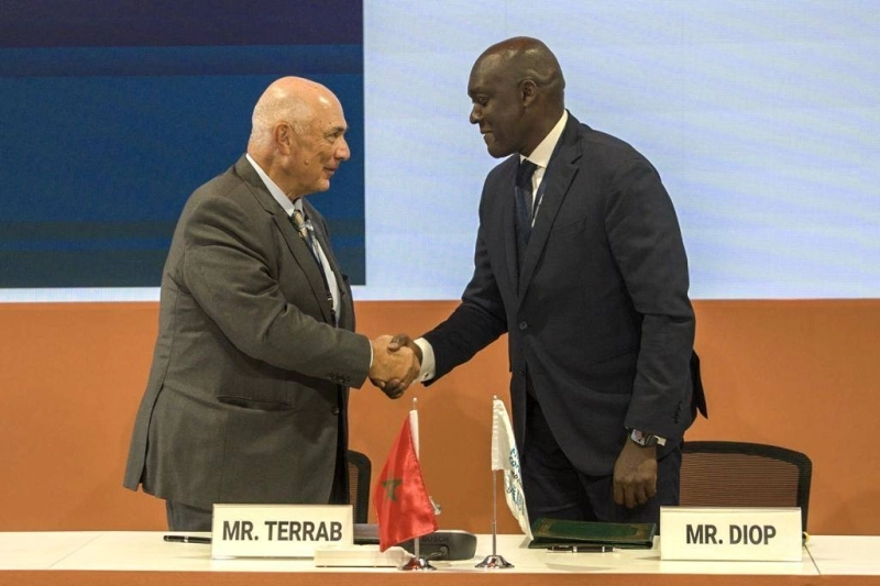 Mostafa Terrab, président-directeur général du Groupe OCP et Makhtar Diop, directeur général d’IFC.