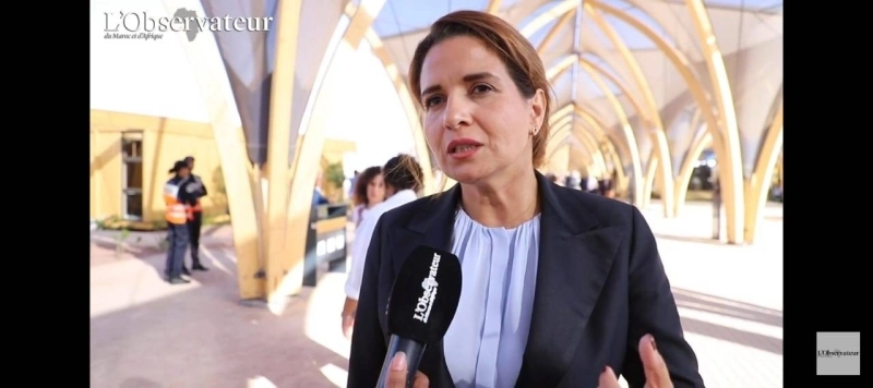 Leila Benali, ministre de la transition énergétique et du développement durable.