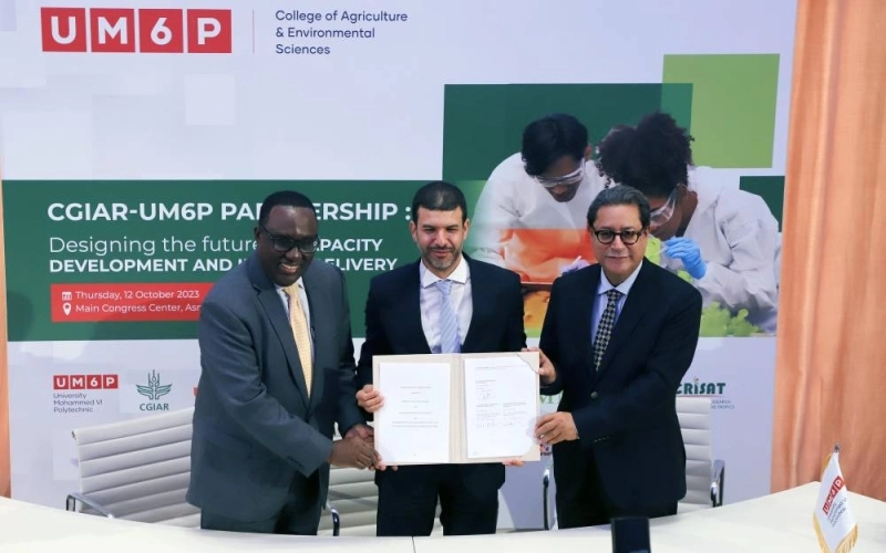 Signature de conventions entre UM6P et CGIAR pour transformer l'agriculture africaine.