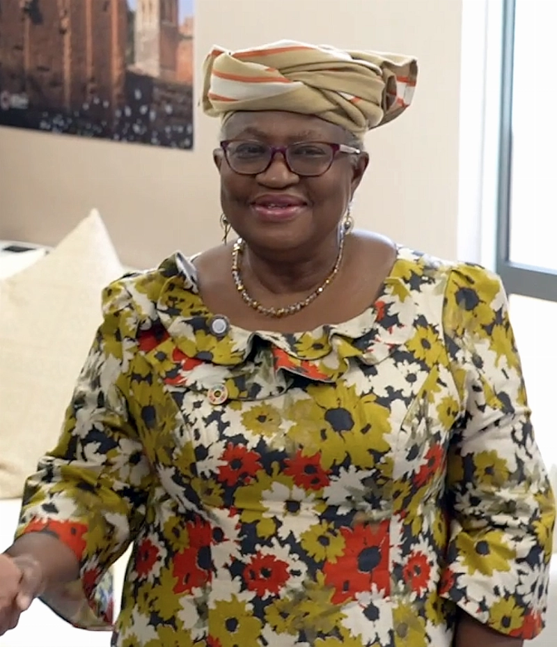 Ngozi Okonjo-Iweala, directrice générale de l’Organisation mondiale du commerce (OMC).