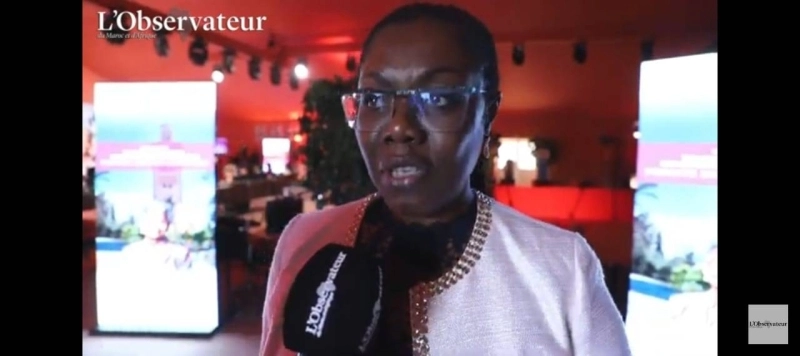 Ursula Owusu-Ekuful, ministre de la communication et de la numérisation du Ghana.