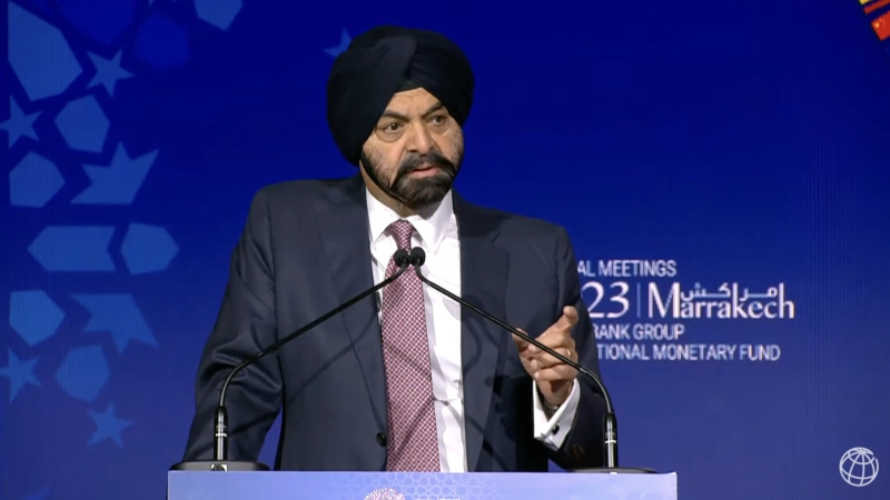 Ajay Banga, président de la banque mondiale.