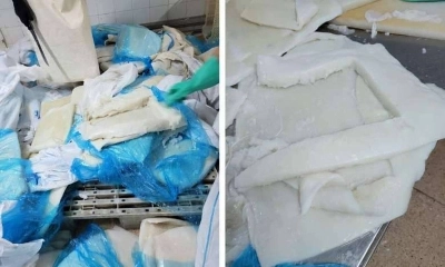 Une énorme quantité de cette drogue dure