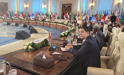 Nasser Bourita représente le Roi Mohammed VI au Sommet de la paix au Caire