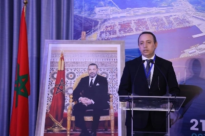 Le directeur général de Tanger Med port authority Hassan Abkari