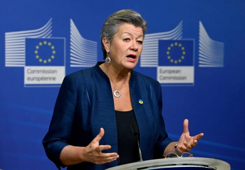 Ylva Johansson, la commissaire européenne aux Affaires intérieures, (Photo AFP),