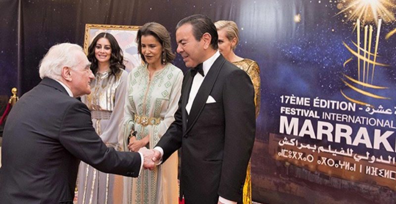 SAR Moulay Rachid en compagnie du réalisateur américain Martin Scorsese