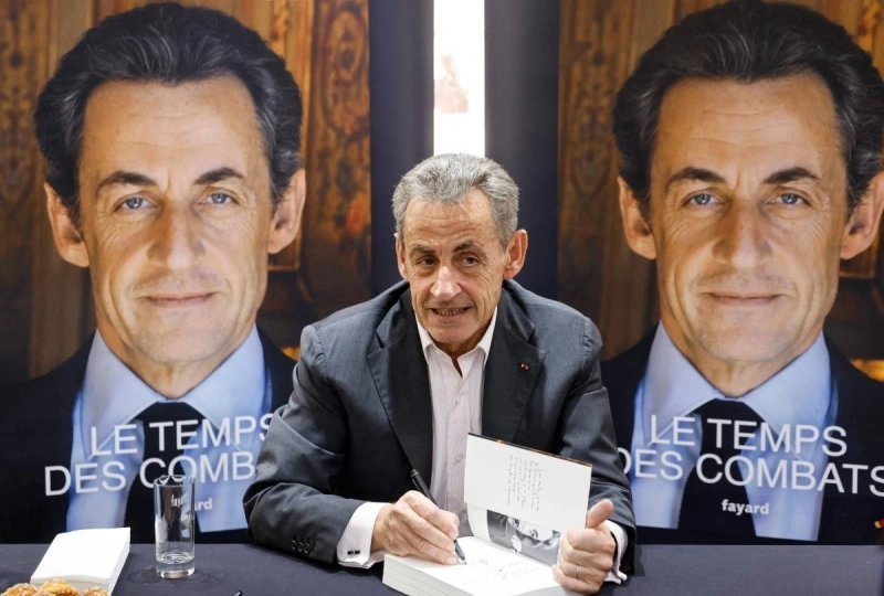 Nicolas Sarkozy lors de la présentation de son dernier livre à Paris, en décembre dernier