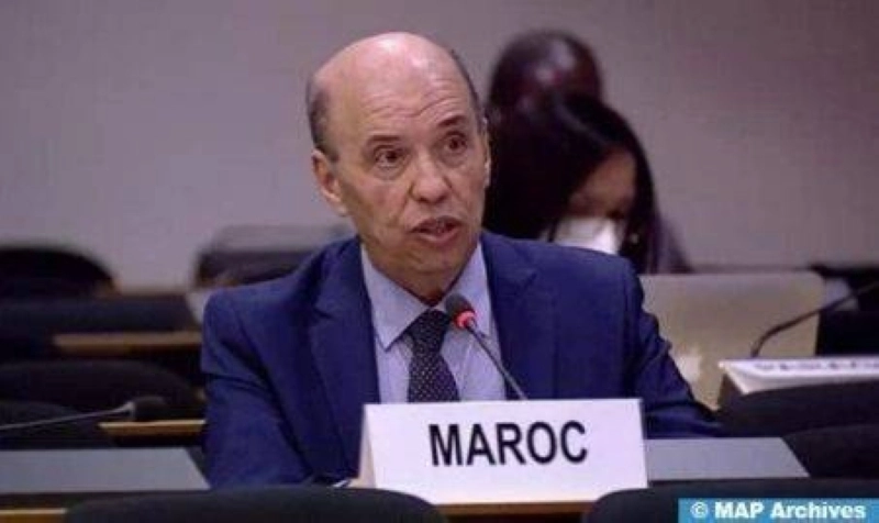 Omar Zniber, l'ambassadeur, représentant permanent du Maroc à Genève,