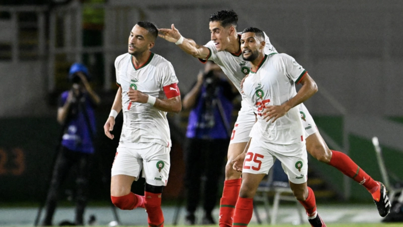 Ziyech, auteur du seul but du match Maroc-Zambie