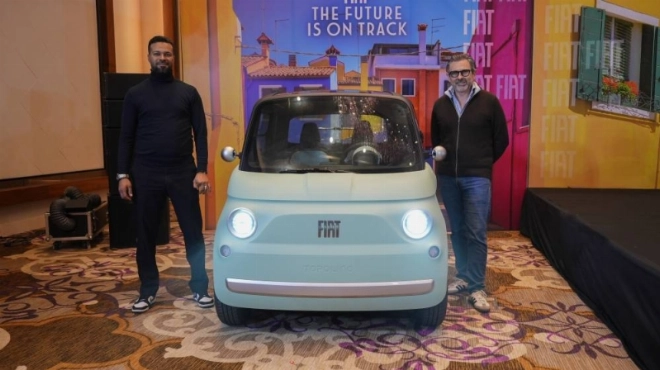 Yves Peyrot Des Gachons Directeur Général de Stellantis Maroc & Jaouad Mabrour, Directeur des marques Fiat et Fiat Pro (Fiat 600)