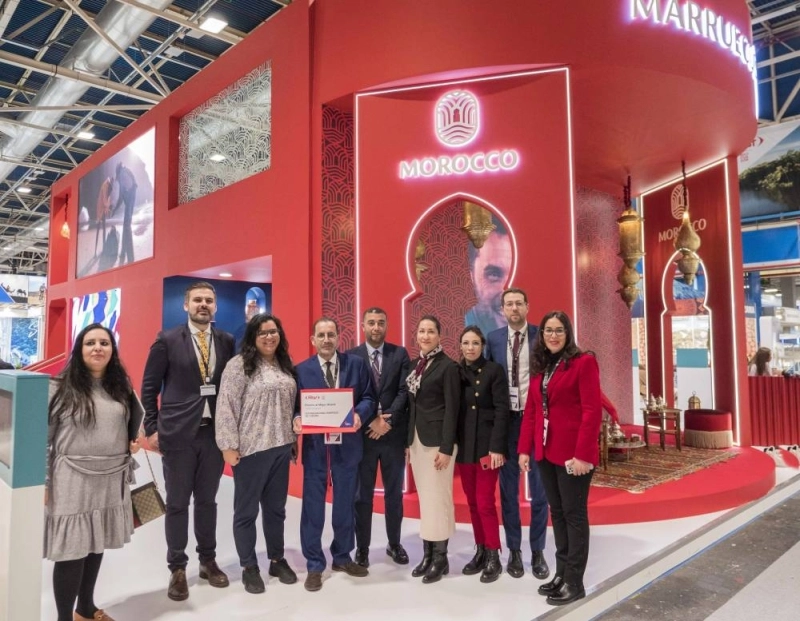 Le stand ONMT au Fitur Madrid 2024.