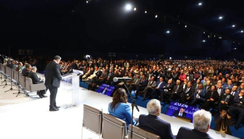 Ouahbi prononçant son dernier discours en tant que secrétaire général du PAM