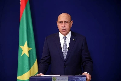 Le président mauritanien Mohamed Ould Cheikh El Ghazouani