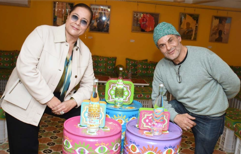 Miriem Bensalah-Chaqroun et Hassan Hajjaj.