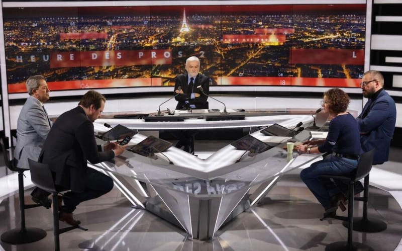 Pascal Praud, dans les locaux de Cnews, c'est un des animateurs les plus suivis et peut-être celui qui a irrité RSF.