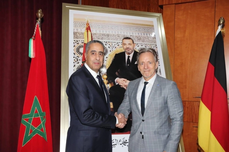 Abdellahim Hammuchi et Holger Münch
