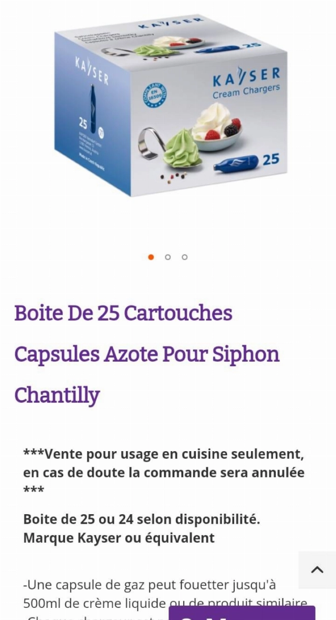 En vente libre ... pour usage culinaire