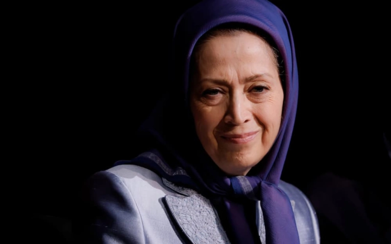 Maryam Radjavi Présidente élue du CNRI. Photo © Romuald Meigneux-SIPA