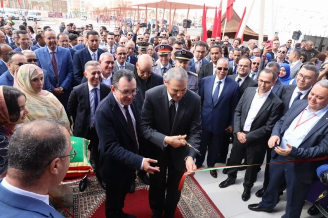 Coup de ciseau pour l'inauguration de l'hepermarché de Laâyoune