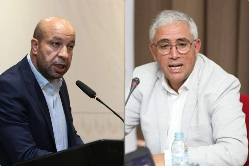 Driss Chahtane, président de l'ANME et Abdelkabir Akhchichen, président du SNPM