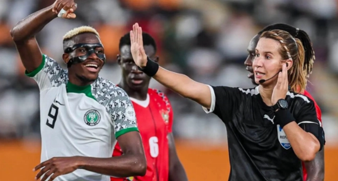 Bouchra Karboubi, Première femme nord-africaine à officier en tant qu’arbitre principale lors d’un match de Coupe d’Afrique des nations (CAN 2023).