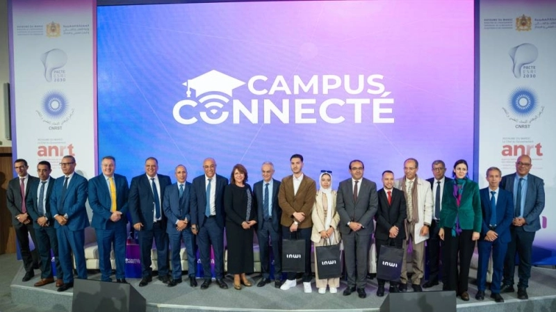 Campus Connecté dote 220 sites universitaires, à travers le Royaume, du plus large réseau Wifi en Afrique.