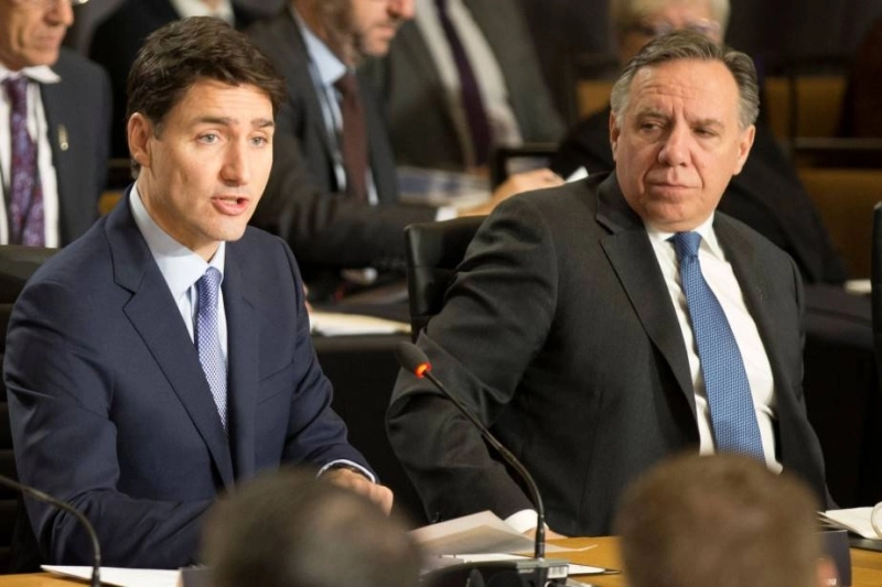 Justin Trudeau et François Legault. Beaucoup d'écoute mais pas d'actes
