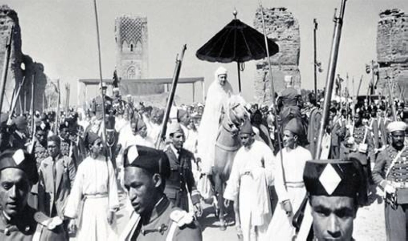 La visite triomphale de feu S.M Mohammed V à Tanger le 9 avril 1947.